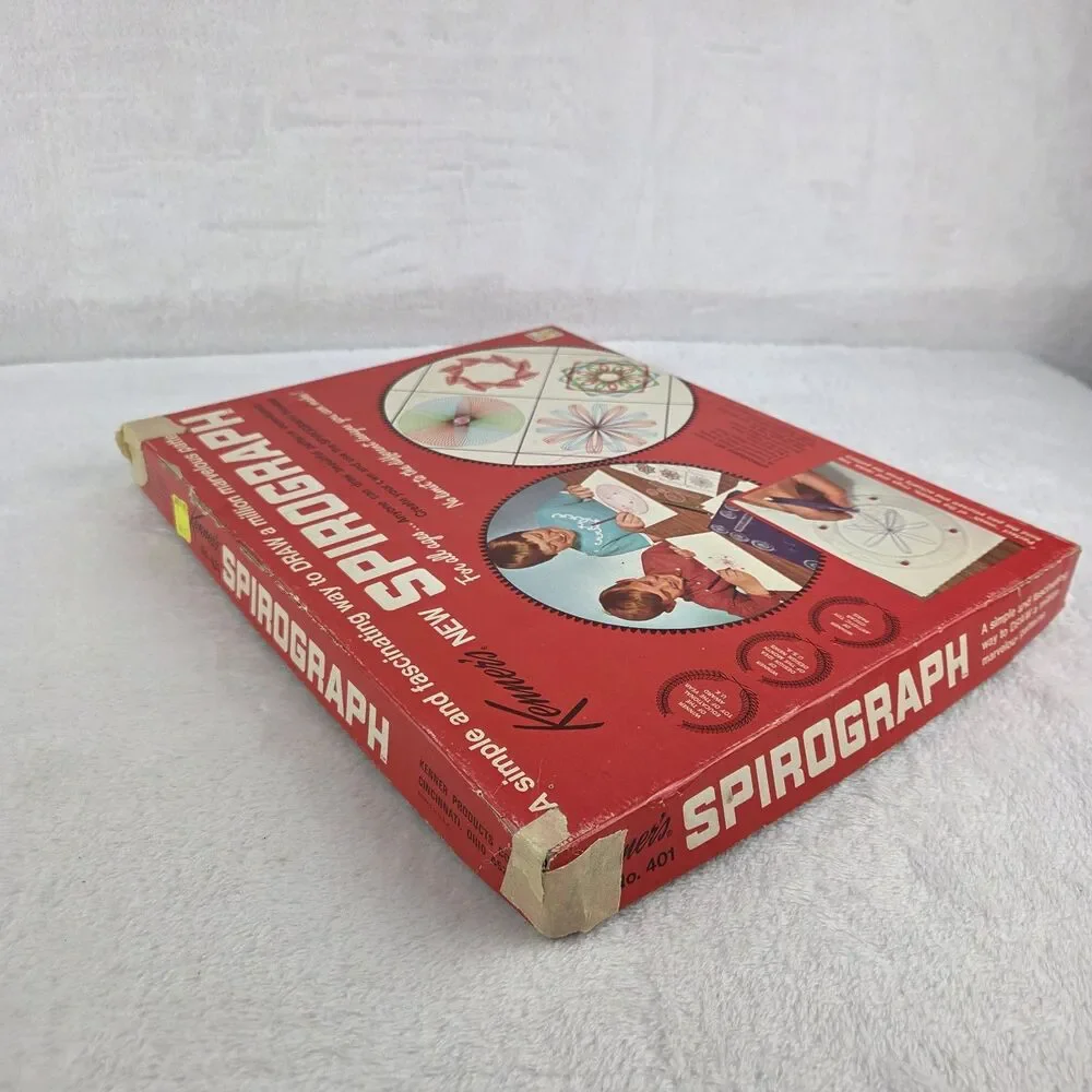 1970‎ Kenner Spirograph Drawing Set Vintage #401 Drawing Set COMPLETE No Pens